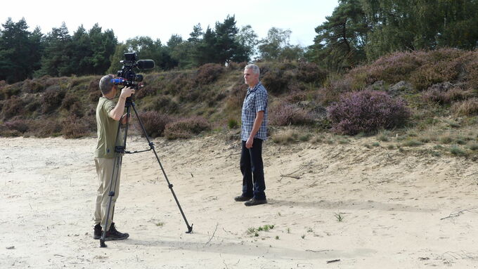 Filming in the nature reserve ‘Brachter Wald‘