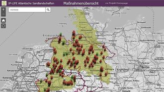 Die Interaktive Karte in der GIScloud NRW